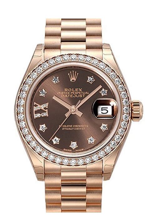 rose gold ladies rolex|rolex 28mm ladies datejust watch.